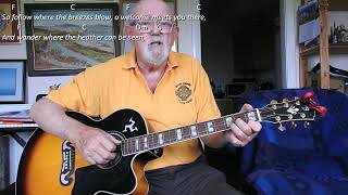 Guitar: Little Isle of Green (Including lyrics and chords)
Requested by my American friend, Ken Shuttlesworth, this Irish song has been performed by many groups such as The Clancy Brothers and Tommy Makem, Barley Bree etc.
As I am now in my eightieth year and am beginning to suffer from arthritis in my fingers, I am not uploading songs as frequently, but hope to be able to do so from time to time in the future. Guitar: Little Isle of Green (Including lyrics and chords)