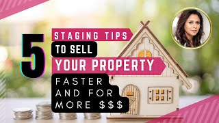 🏡 Top 5 Pro Tips for Staging Your House to Sell FAST! 🚀 | Home Staging 101