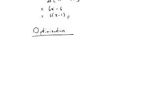 Second Derivative and Optimization