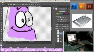 Using a Wacom in Photoshop and Illustrator & Flash