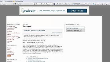 Intrusion Detection Systems - Lecture - Introduction to Security Principles CO212