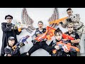 3t nerf war  the expendables seal x warriors nerf guns fight crime dr lee crazy swat training team