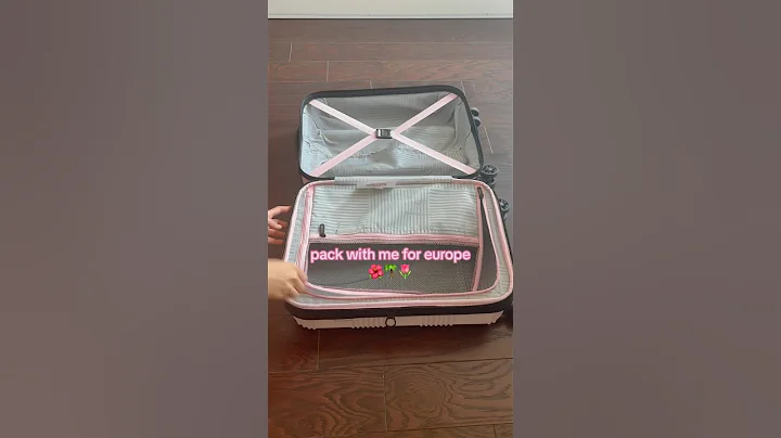 pack with me for Europe! (3 weeks in a carry-on) #shorts #packwithme #organization #vacation