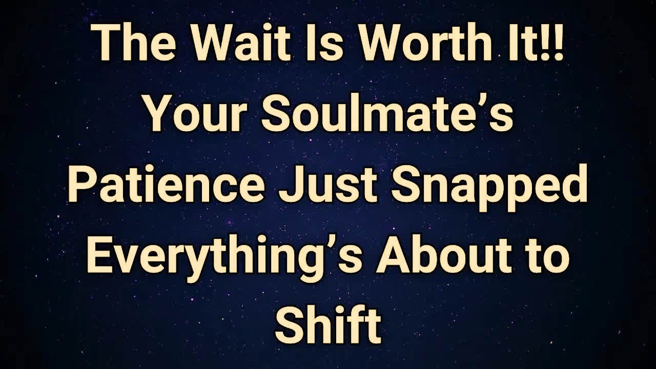 Angels say Your Soulmate Reached Their Breaking Point—A Massive Shift Is Coming! | Angel Message