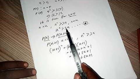 Mathematical Induction with Inequality