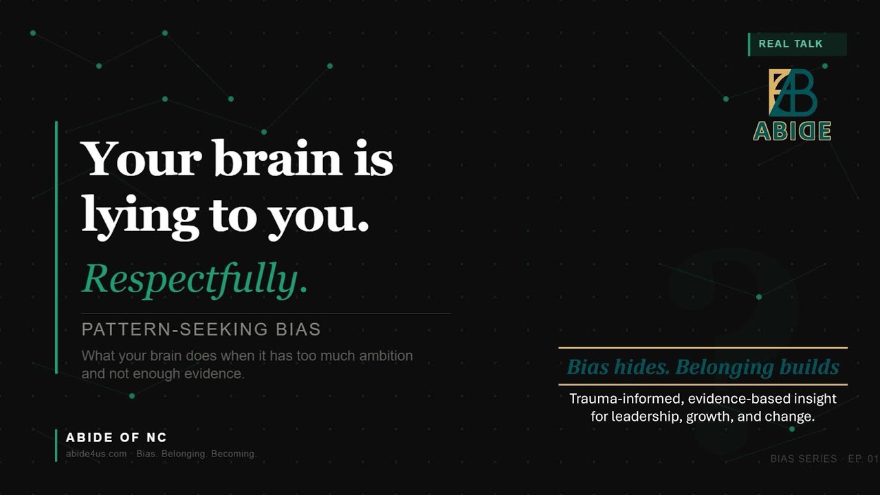 Your Brain Is Lying to You (And Calling It Intuition) | Pattern-Seeking ...