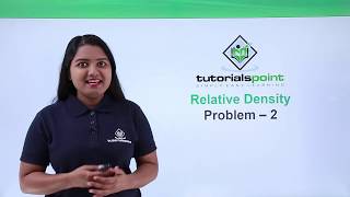 Class 9th – Relative Density Problem-2 | Gravitation | Tutorials Point