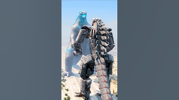 Godzilla vs Mecha-Godzilla, Epic Battle! Who will win? 🥺| #shorts