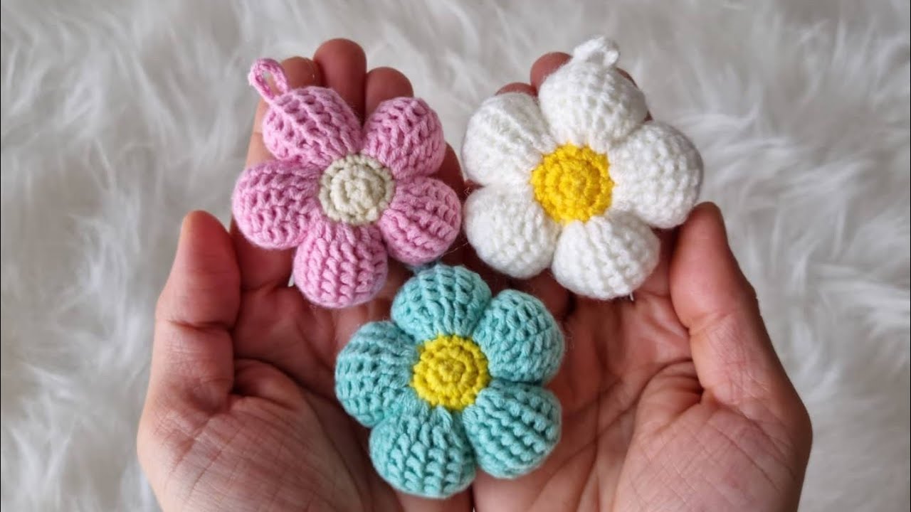 çiçek anahtarlık/örgü anahtarlık modelleri