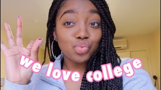 COLLEGE WEEK IN MY LIFE: first day of spring semester, snow day, mini haul