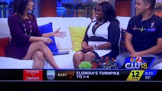 OIFW Fall 2016 News Interview Jessica Henlon and Josh Garcia.  Michelle Imperato WESH 2 News