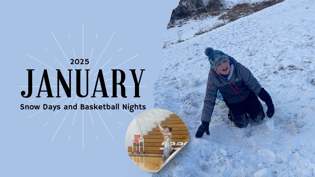 Millers - January - 2025 - Snow Days and Basketball Nights - YouTube