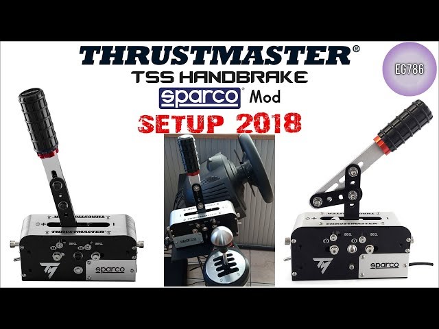 Drifting avec le TSS Handbrake Sparco Mod de Thrustmaster