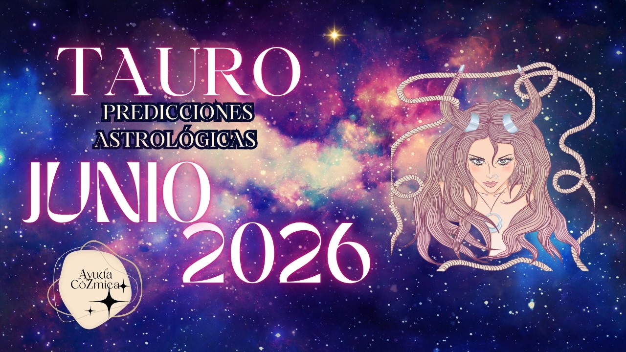 TAURO ♉ JUNIO 2026 | Quirón entra en tu signo y empiezas una nueva ...