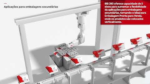 Robô IRB 390 FlexPacker da ABB