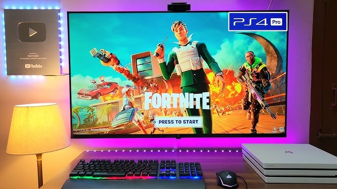 PlayStation 4 Pro 1TB HDD (Jet Black) [Fortnite Neo Versa Bundle]