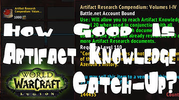 WoW Legion: How Good Is 7.1.5 Artifact Knowledge Catch Up?