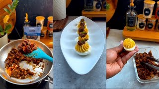 Let’s make Jerk Chicken Deviled Eggs | Deviled Eggs Recipe | FrugallyT Cooking