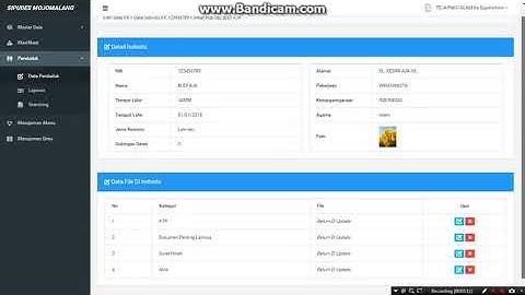 Sistem Informasi Pusat data Desa Berbasis web Php Mysql