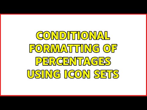 Conditional formatting of