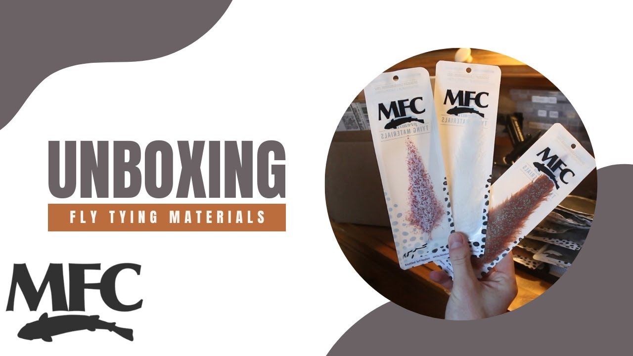 Материалы для вязания мушек: Распаковка продукции Montana Fly Company (MFC).