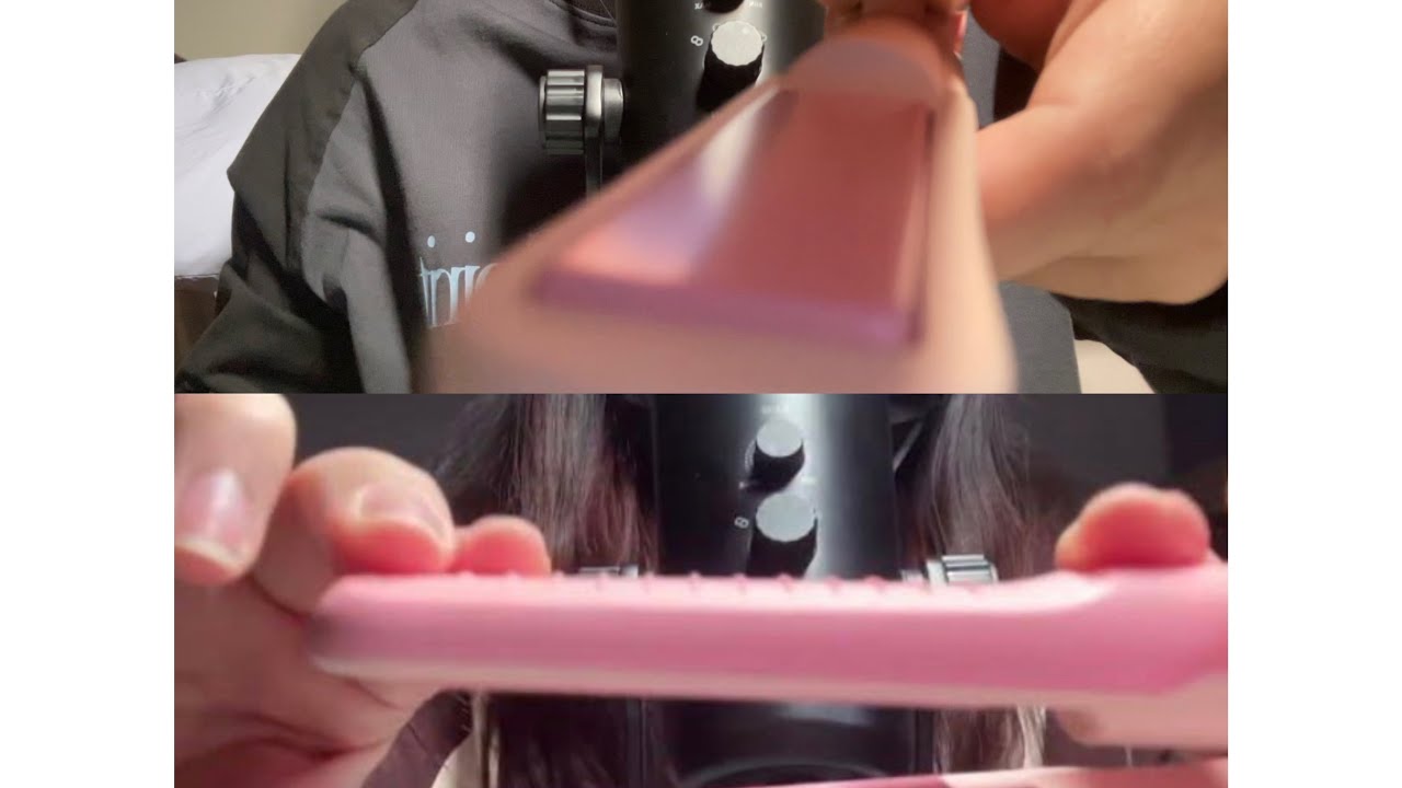 ASMR 이어붙인 고데기 1시간