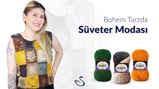 Etnik Ve Bohem Tarzın Yansıması Süveter
