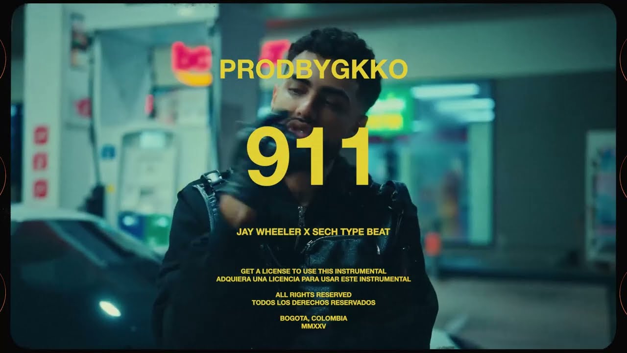 Jay Wheeler x Sech x Mora Type Beat "911" Dancehall/RnB Instrumental 2025 | PRODBYGKKO