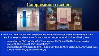Chemistry M8 Inquiry 1 - Complexation Reactions
