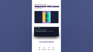 Responsive Grid Layout (for Products) #codewith_muhilan #css #coding