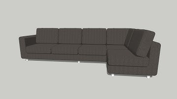 How to draw Sofa on SketchUp / Interior part-04