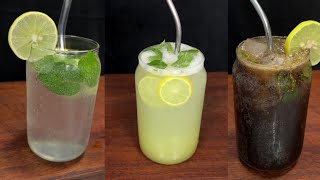 Refreshing Summer Drinks ASMR | #food #cooking #asmr #crunchytreats #streetfood #summerspecial