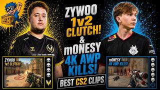 Zywoo 1V2 Clutch M0Nesy 4K Awp Kills Best Cs2 Clips