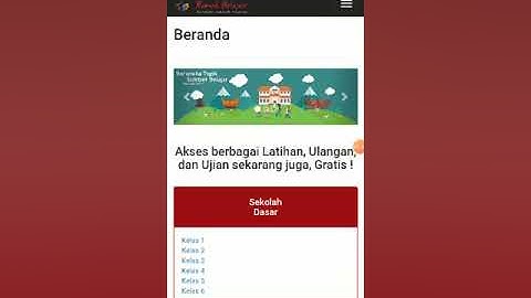 DEMONSTRASI WEBSITE RUMAH BELAJAR KEMDIKBUD