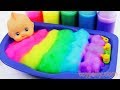 Learn Colors Baby Doll Body Paint Color Foam Bubble Bath Time Suprise Eggs Baby Finger Family Song