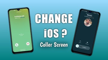 how to set iOS caller screen in android phone || caller screen change kaise kare