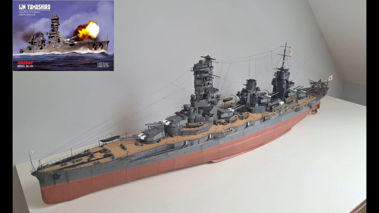 IJN Yamashiro 1:200 angraf Model. Perfekcyjna robota...👍😱 