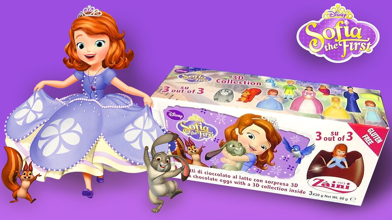 Sofia The First Surprise Eggs Zaini Disney Princess Huevos-Sorpresa ...
