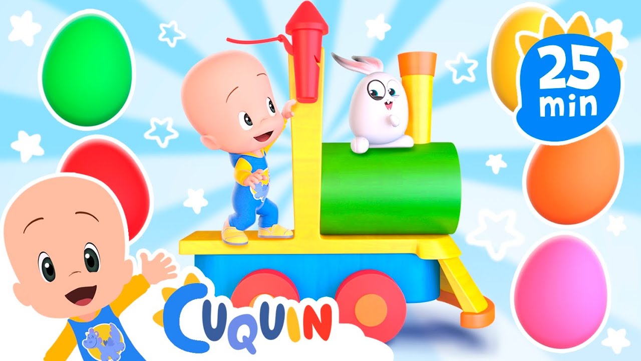 El tren sorpresa de Cuquín - Descubre y aprende con tus dibujos animados favoritos