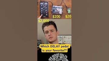 $20 vs. $200 vs. $2,000 DELAY Pedal. Which is BEST?? #guitar #guitarpedals #delaypedal #fender #moog