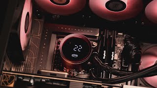 CPS PcCooler DA360 Pro ARGB Digital - High Performance Liquid Cooler with Digital Monitor