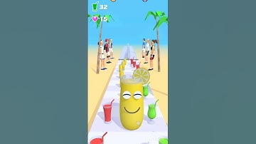 Satisfying Mobile Games JUICE RUN  #shorts