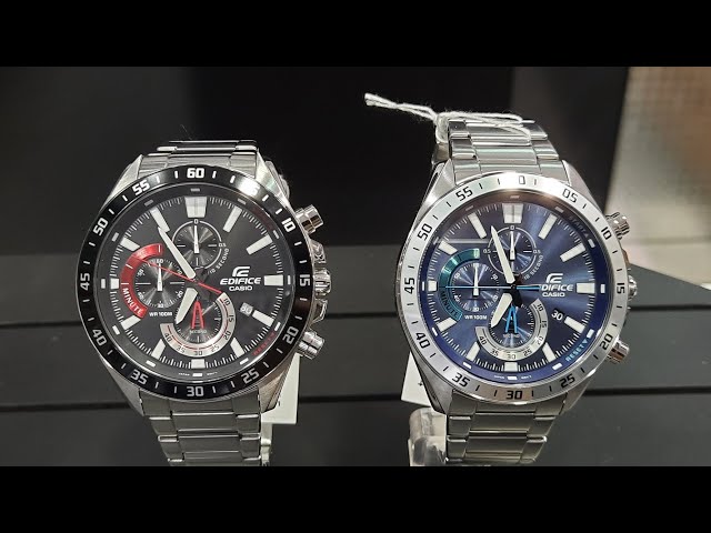 NEW Casio EDIFICE EFV-620D-1A4VUEF EFV-620D-2AVUEF - YouTube