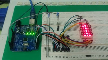 Arduino UNO + DotMatrix 5x7
