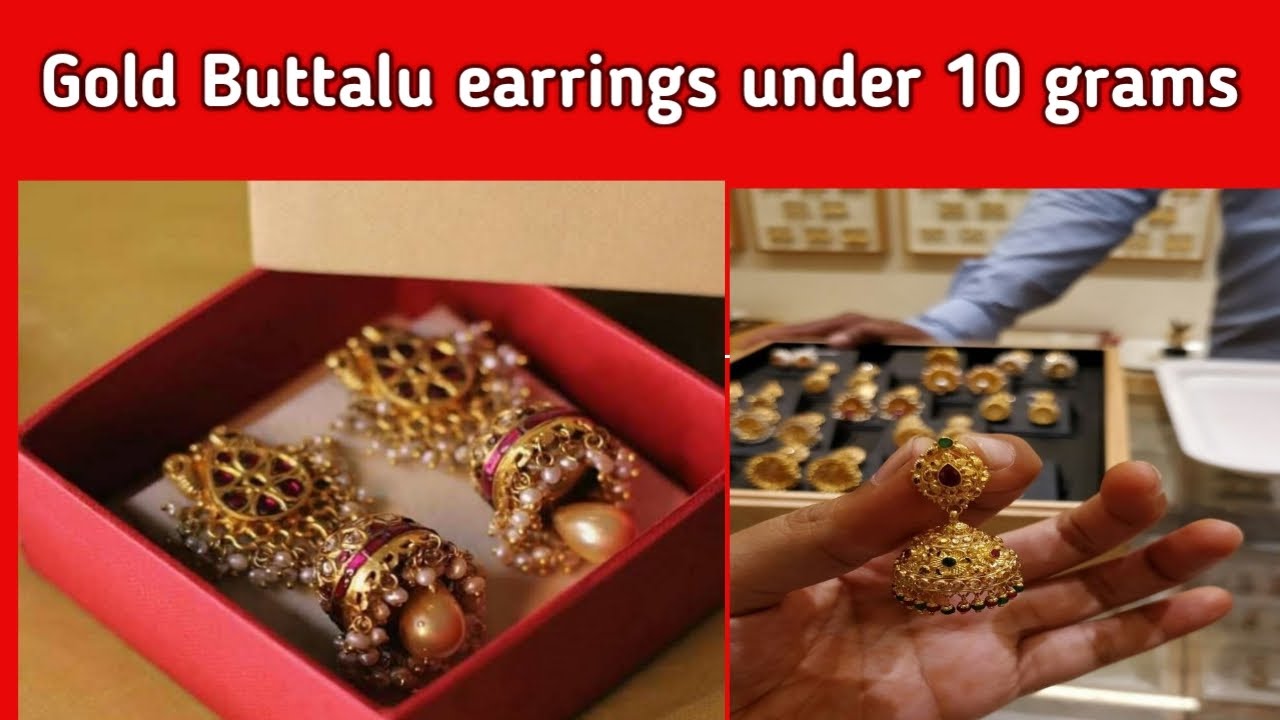 Dazzling Pairs of Earrings - only from the gold factory a) 3.160 gm, Rs  10,100/- b) 3.… | Gold earrings designs, Gold jewelry fashion, Wedding  jewellery collection