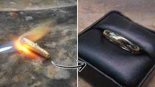 Turning an 18k gold bracelet into a ring