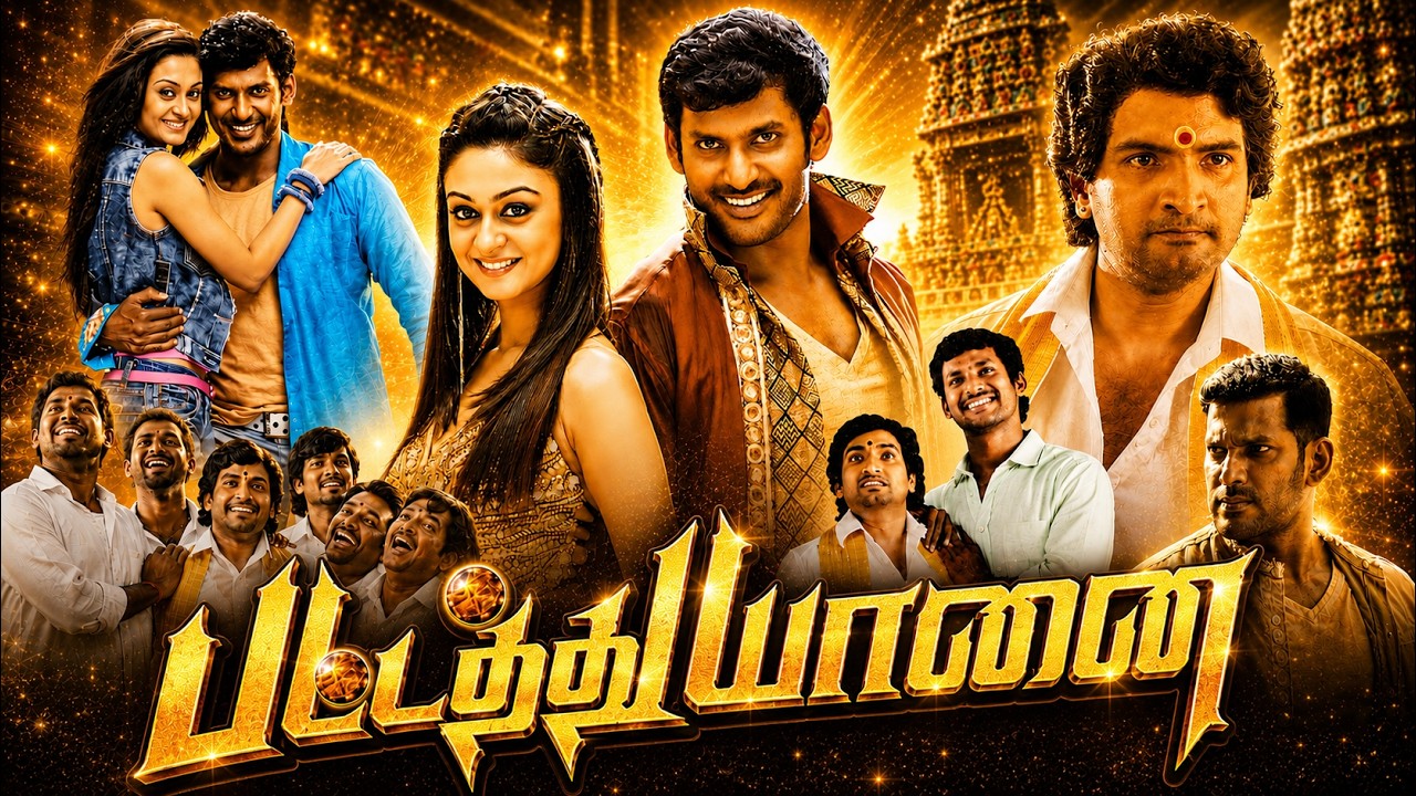 Pattathu Yaanai (2013) Tamil Full Movie HD | 4K | Vishal | Aishwarya Arjun| Santhanam |Vicky Cinemas
