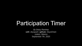Participation Timer - CS50P Project