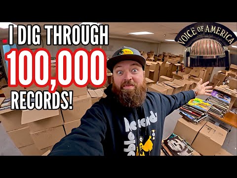 I Dig Through 100,000 Records! The Voice Of America Radio Record Collection