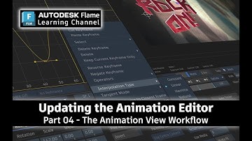 Animation Editor: P04 - The Animation View Workflow - Flame 2023